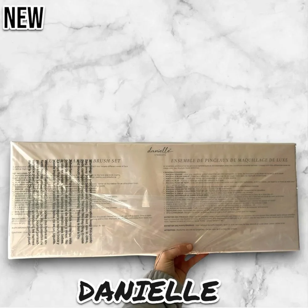 🔴New DANIELLE 20 Piece Luxury Make-Up Brush Set